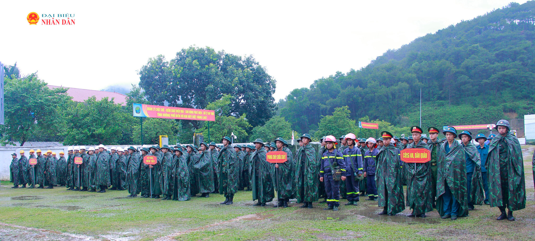 Các đơn vị tham gia diễn tập