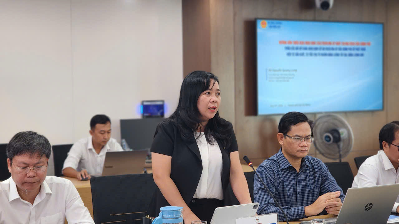 Phó Giám đốc Sở Công thương TP Hồ Chí Minh Nguyễn Thị Kim Ngọc phát biểu
