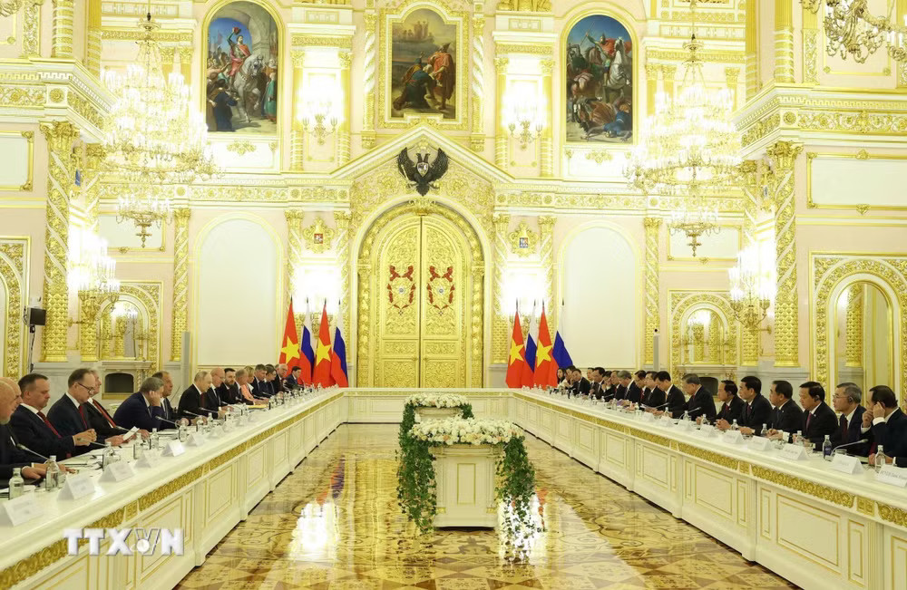 Tổng Bí thư, Chủ tịch nước Tô Lâm hội đàm chính thức với Tổng thống Liên bang Nga Vladimir Putin