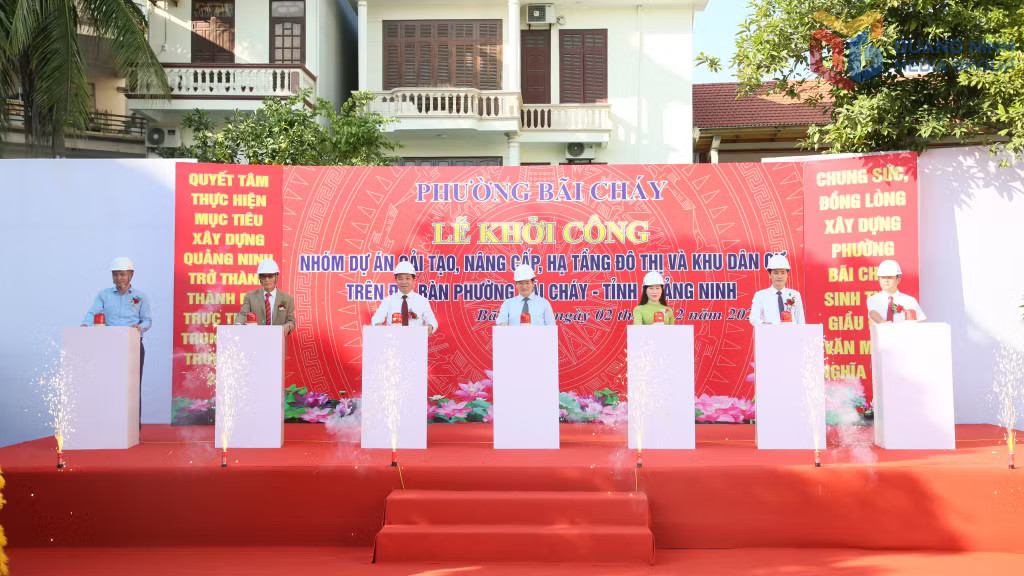 Phường Bãi Cháy khởi công nhóm dự án cải tạo, nâng cấp, hạ tầng đô thị và khu dân cư giai đoạn 1 tháng 12.2025 .