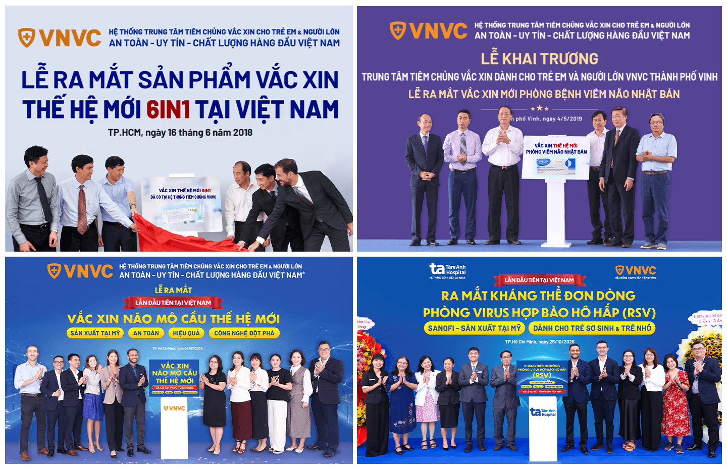 Hợp tác nội địa hóa sản xuất vaccine giữa Sanofi và VNVC được thúc đẩy qua nhiều dấu mốc quan trọng. Nhà máy Vaccine và Sinh phẩm VNVC khởi công tháng 5/2025 có sự chứng kiến của Tổng thống Pháp Emmanuel Macron
