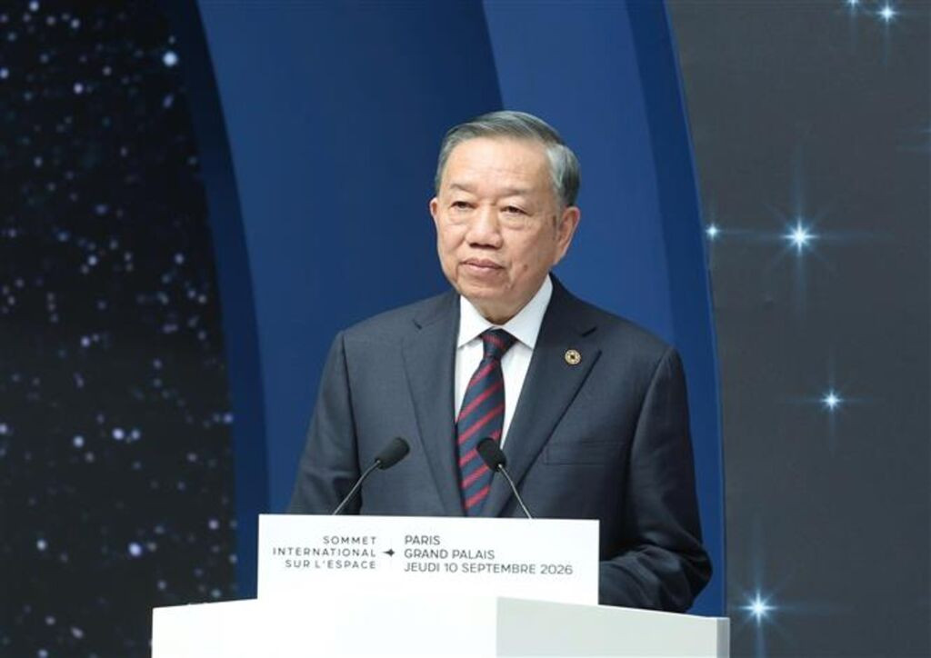Tổng Bí thư, Chủ tịch nước Tô Lâm phát biểu tại Hội nghị Thượng đỉnh Không gian vũ trụ