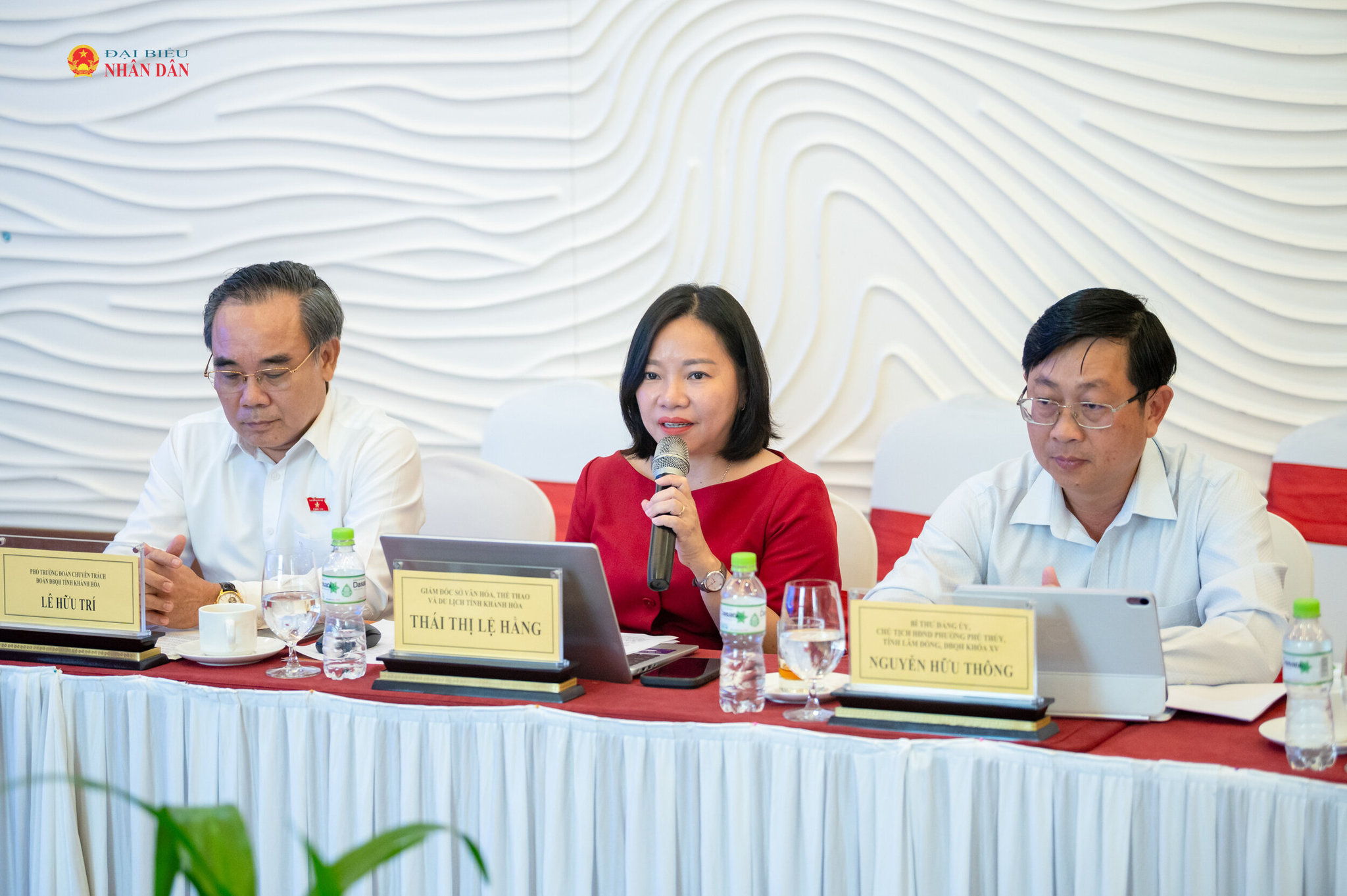 Bà Thái Thị Lệ Hằng, Giám đốc Sở Văn hóa, Thể thao và Du lịch tỉnh Khánh Hòa
