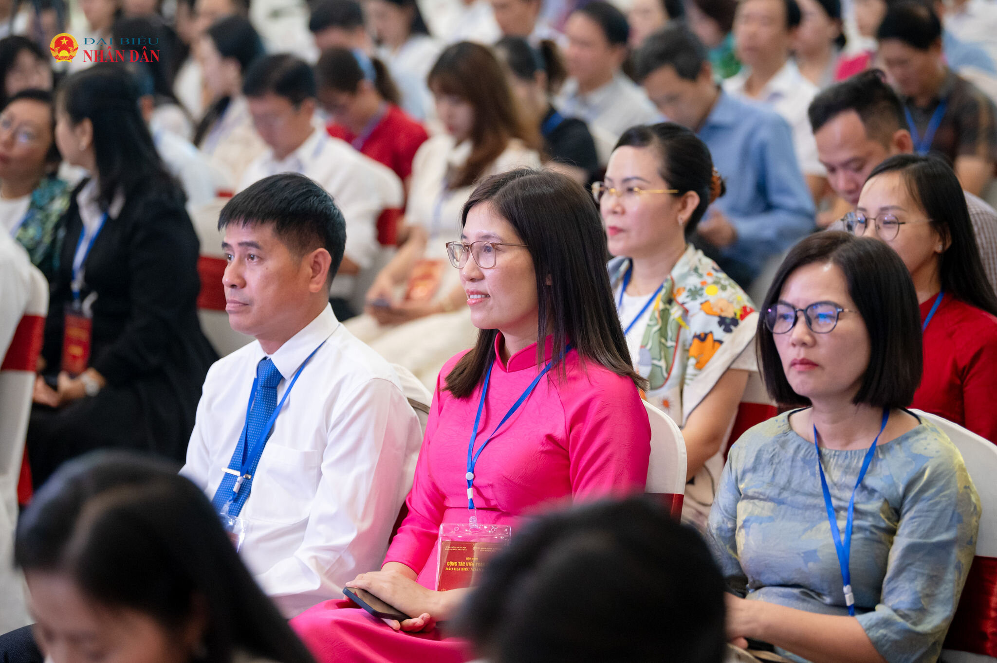 Các đại biểu dự Hội nghị Cộng tác viên toàn quốc của Báo Đại biểu Nhân dân