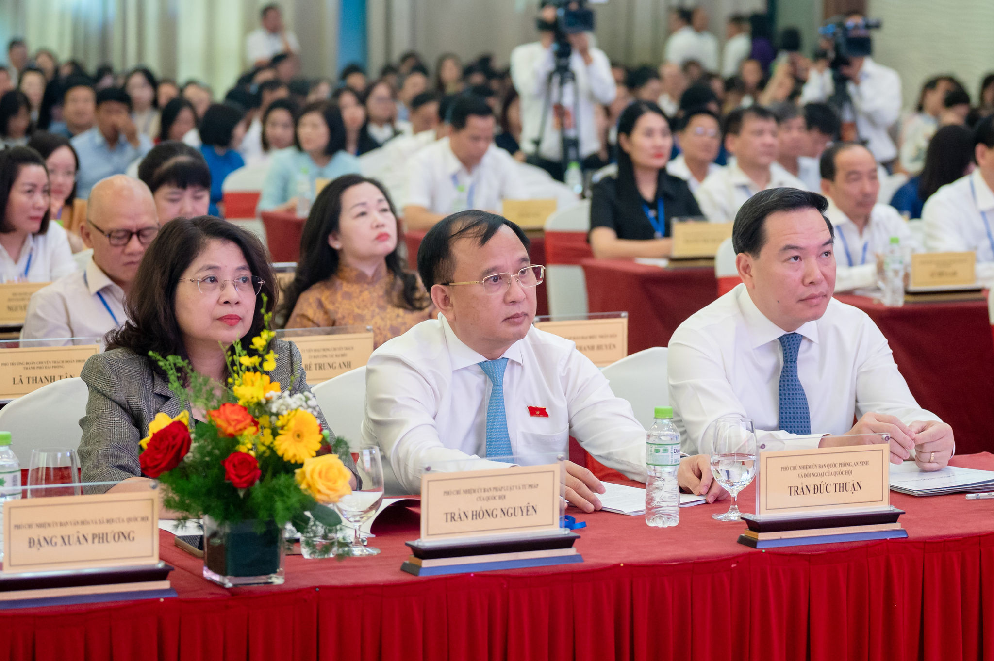 Các đại biểu dự Hội nghị Cộng tác viên toàn quốc của Báo Đại biểu Nhân dân