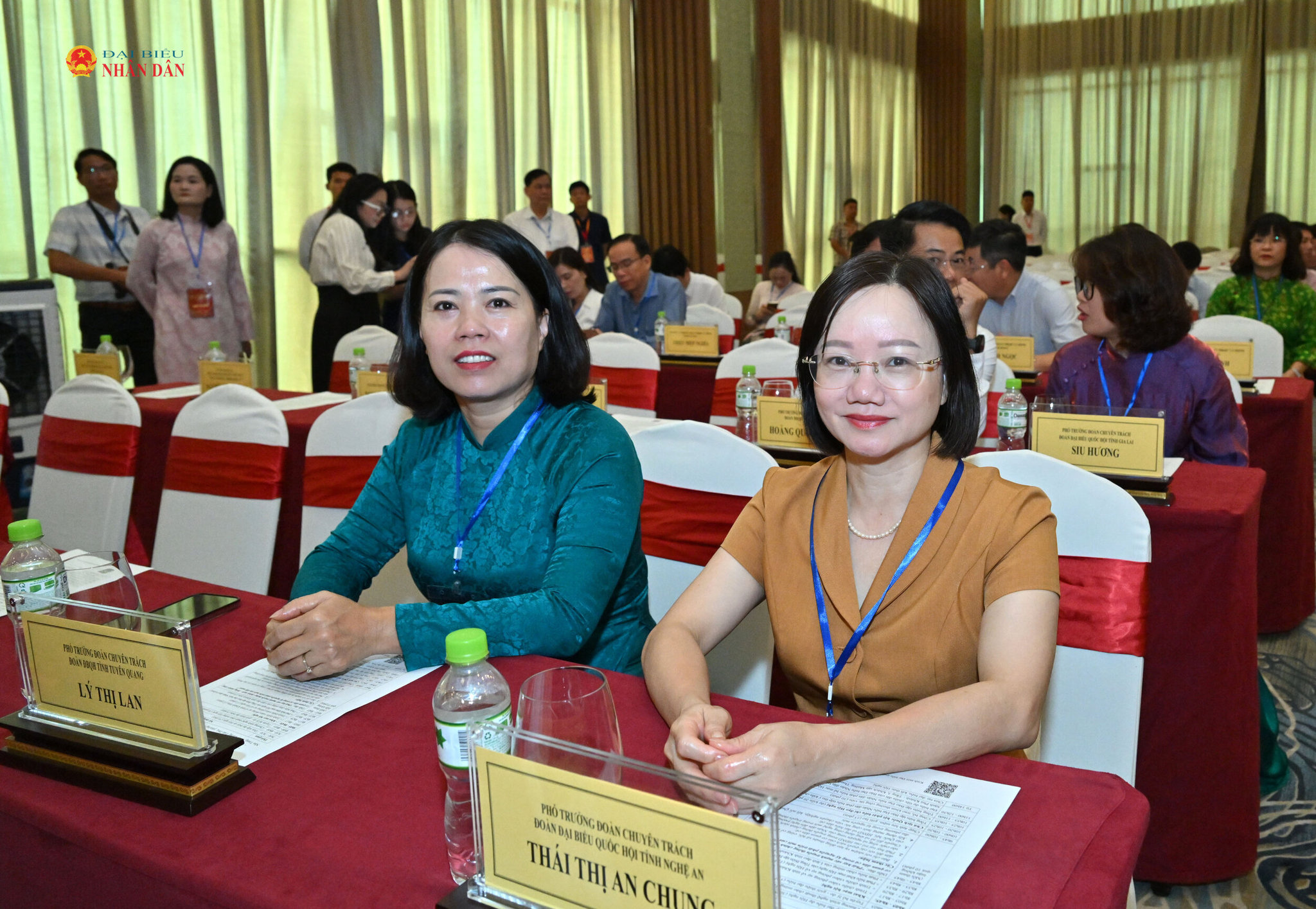 Phó Trưởng Đoàn chuyên trách Đoàn ĐBQH tỉnh Nghệ An Thái Thị An Chung dự hội nghị