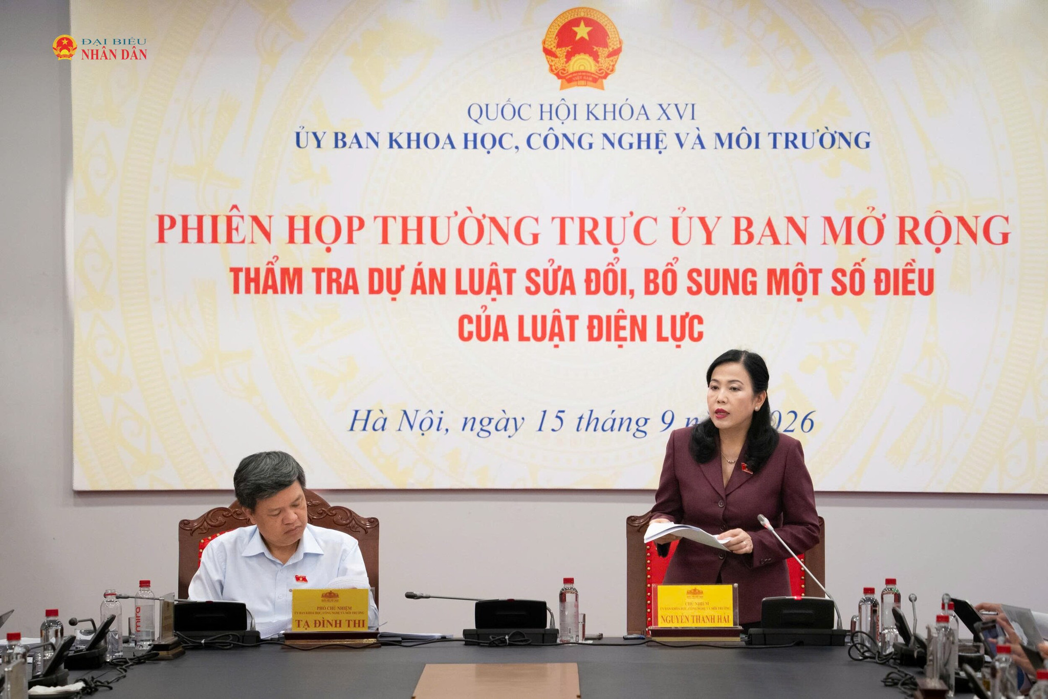 Chủ nhiệm Ủy ban Khoa học, Công nghệ và Môi trường Nguyễn Thanh Hải