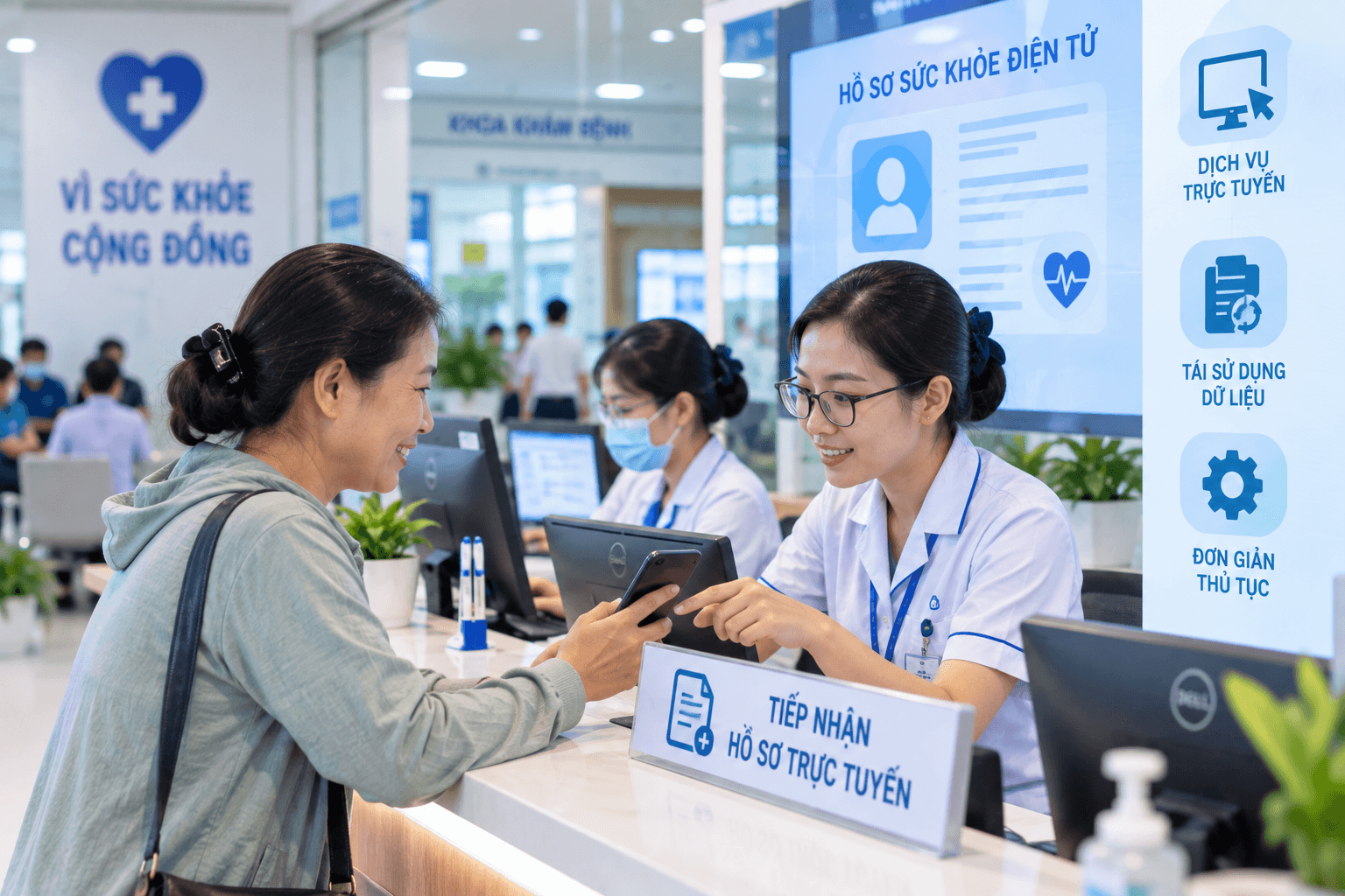 Ho-Chi-Minh-Stadt: Digitalisierung von Prozessen und Reduzierung administrativer Abläufe im Gesundheitswesen.