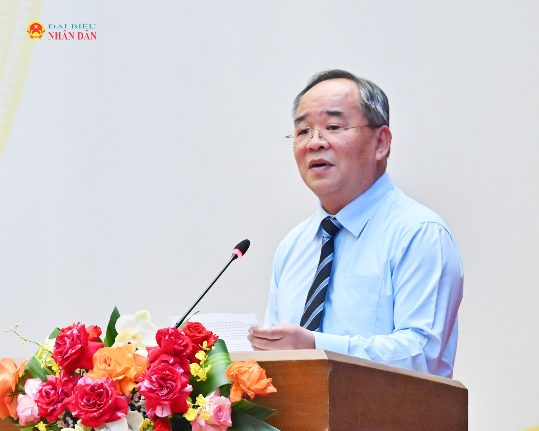 Chủ nhiệm Văn phòng Chủ tịch nước Lê Khánh Hải phát biểu tại Lễ ký Quy chế phối hợp công tác.