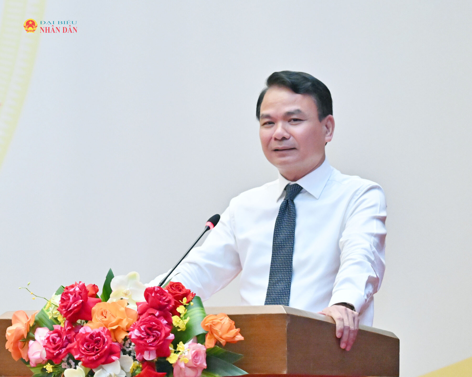 Bộ trưởng, Chủ nhiệm Văn phòng Chính phủ Đặng Xuân Phong phát biểu tại Lễ ký Quy chế phối hợp công tác.