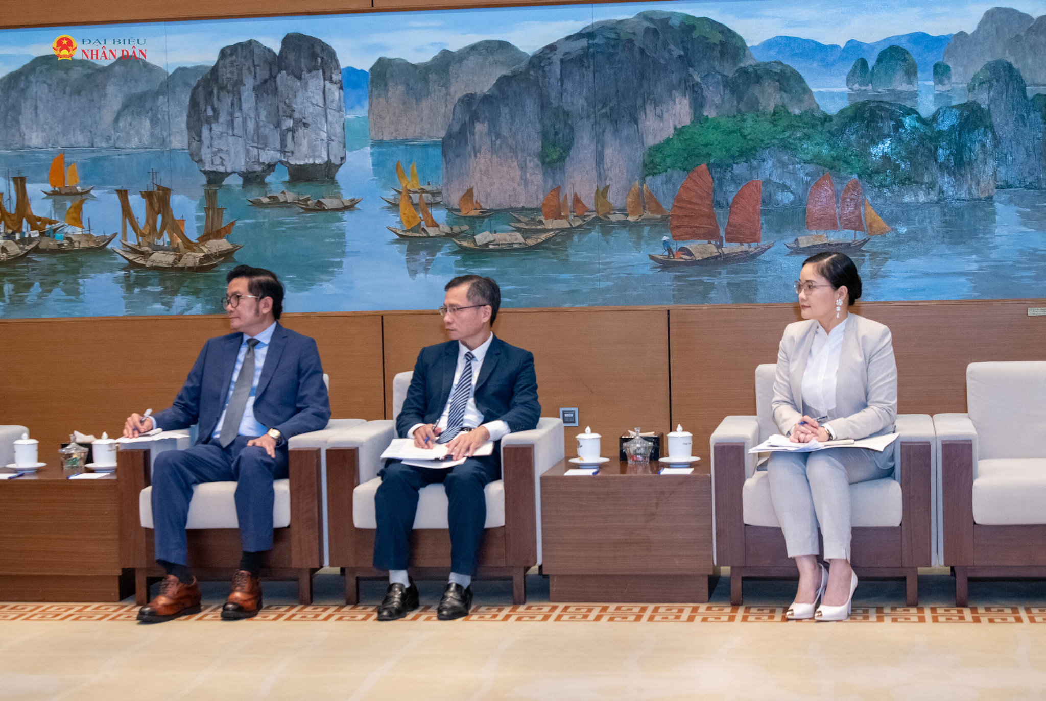 Các đại biểu tham dự cuộc tiếp