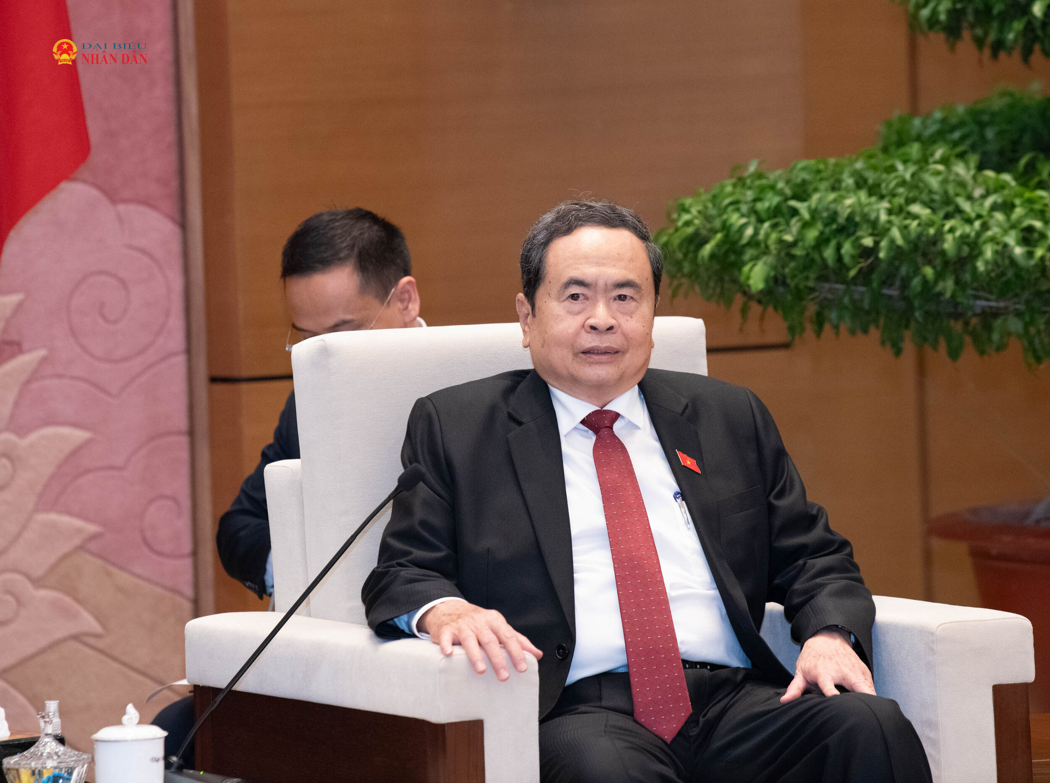 Chủ tịch Quốc hội Trần Thanh Mẫn phát biểu