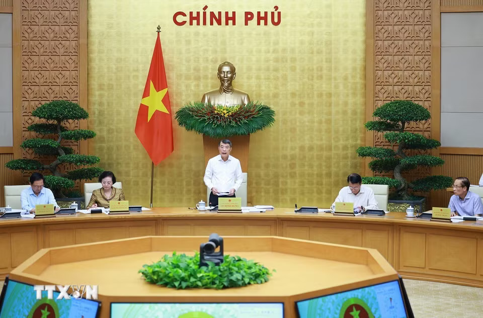 Thủ tướng Lê Minh Hưng chủ trì Phiên họp Chính phủ chuyên đề về xây dựng pháp luật tháng 9 năm 2026