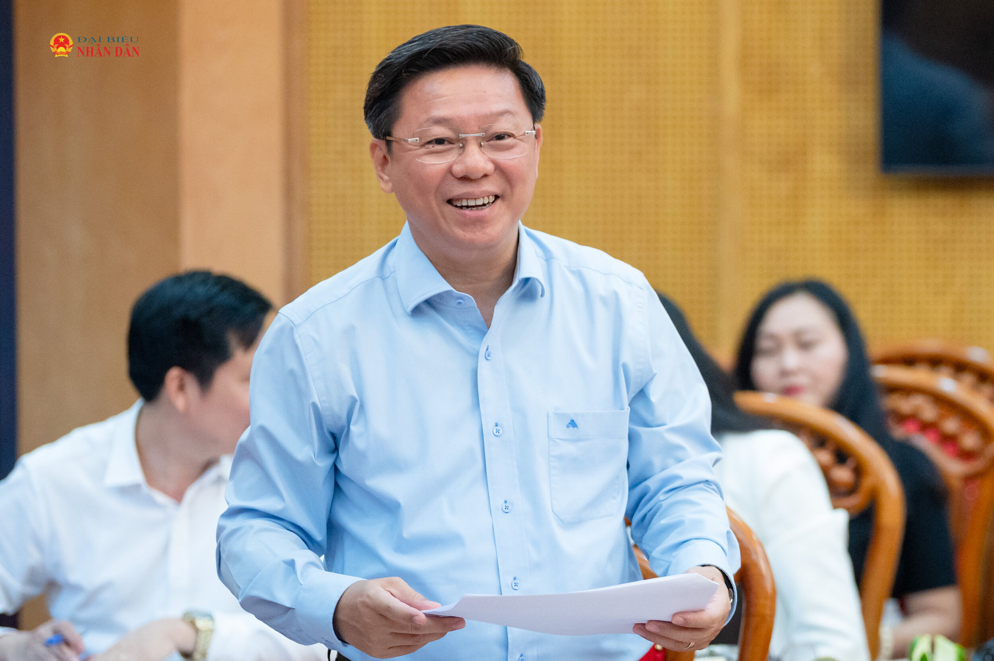 Phó Trưởng Ban Thường trực Ban Tuyên giáo Trung ương Trần Thanh Lâm phát biểu