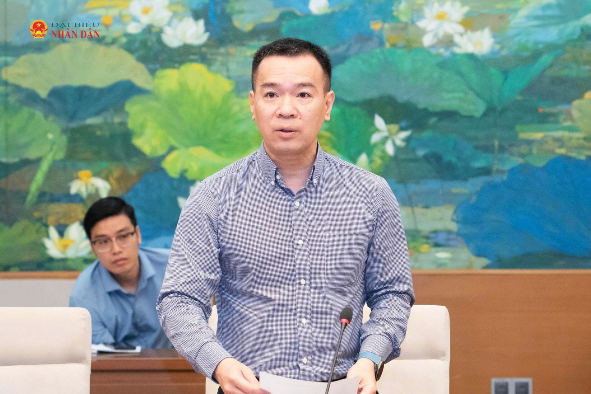 Vụ trưởng Vụ Lễ tân và Hợp tác quốc tế Đào Duy Trung phát biểu