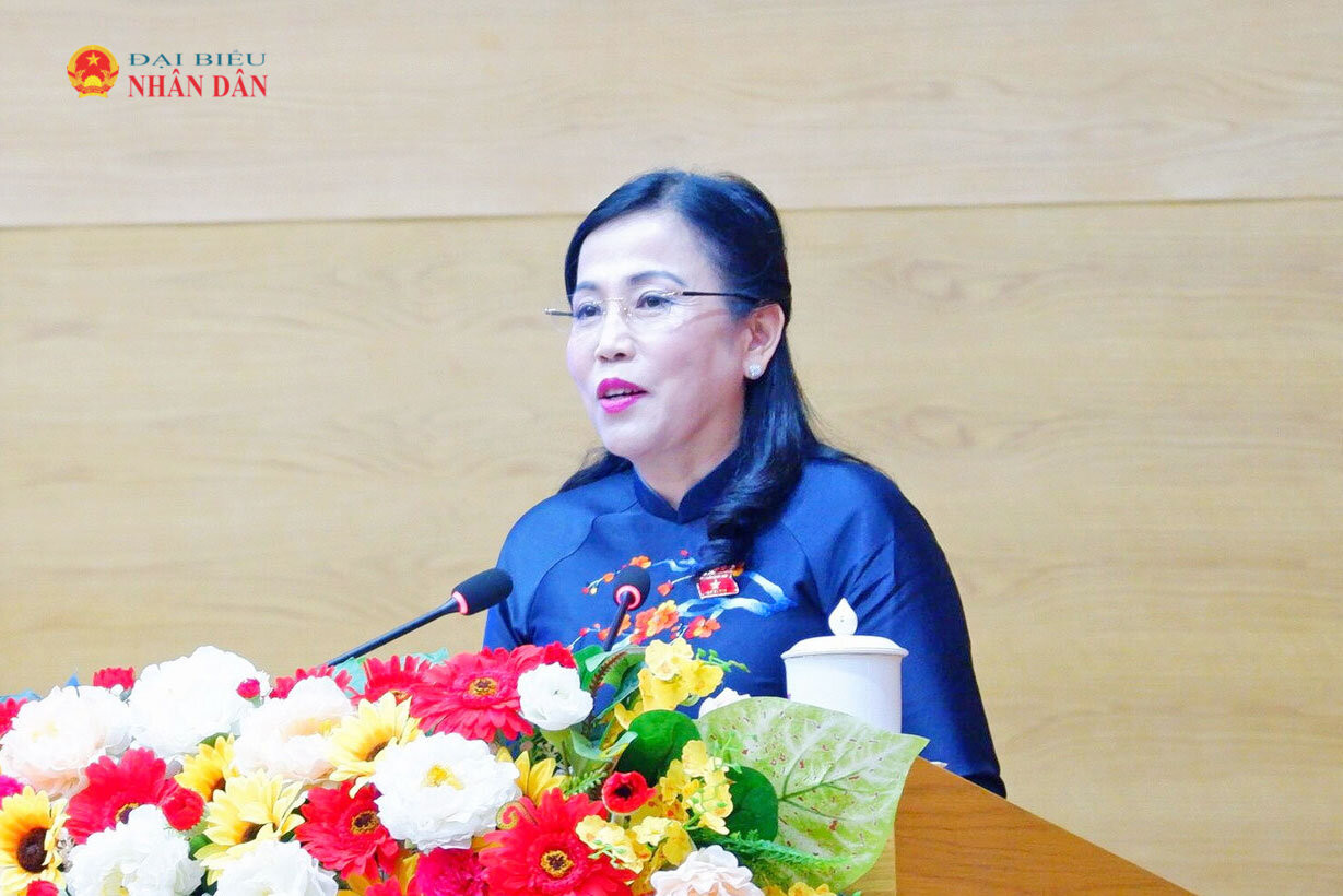 Chủ nhiệm Ủy ban Khoa học, Công nghệ và Môi trường Nguyễn Thanh Hải phát biểu tại hội nghị
