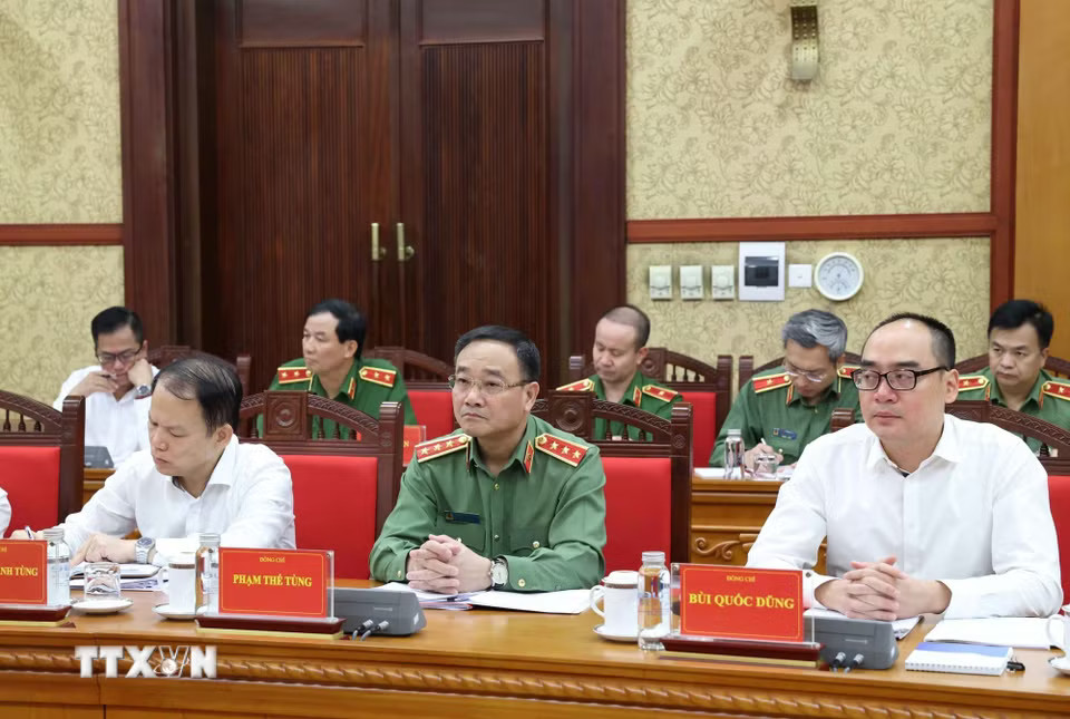Các đại biểu tham dự Phiên họp Thường trực Ban Chỉ đạo Trung ương về phòng, chống tham nhũng, lãng phí, tiêu cực