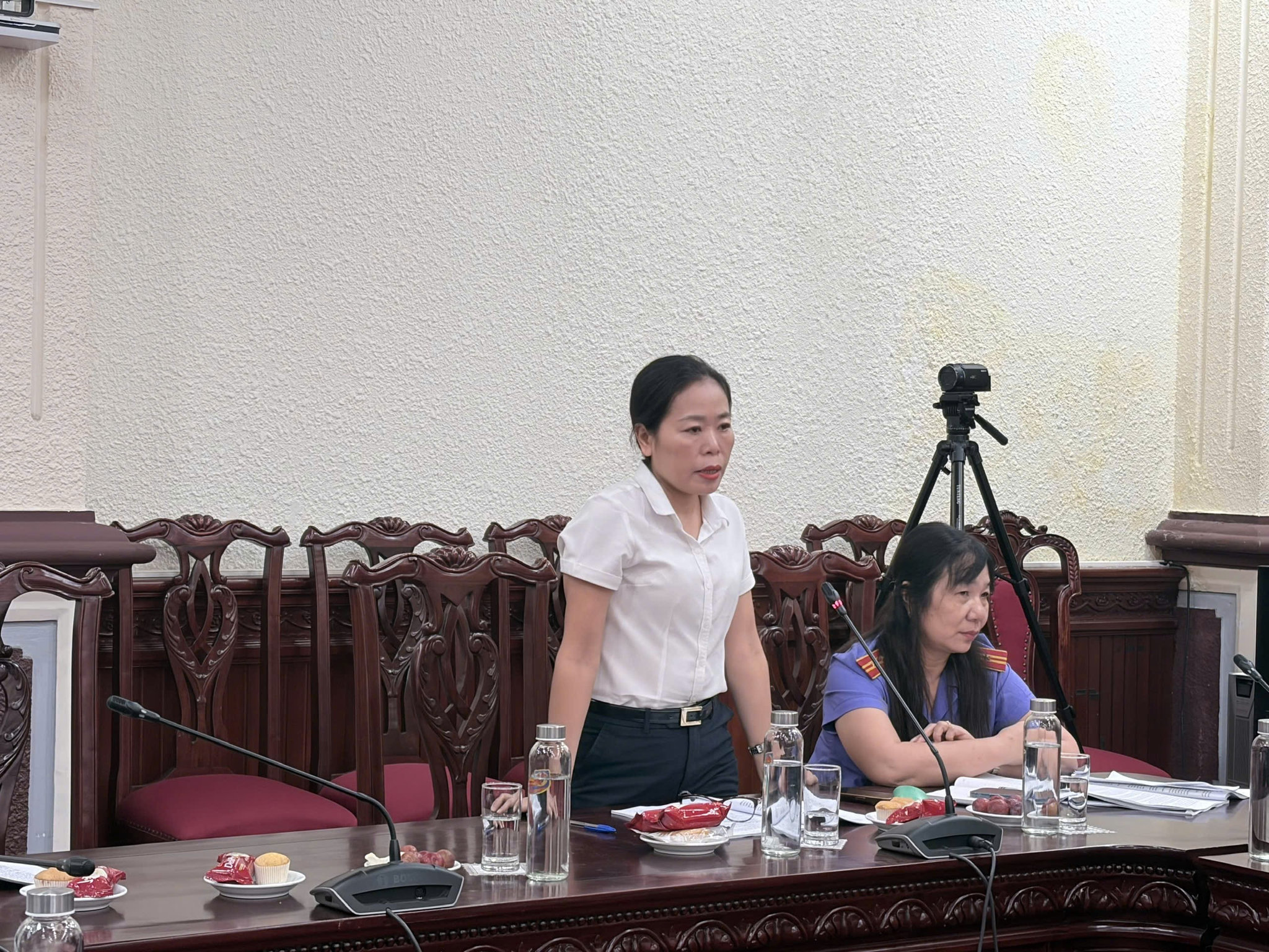 Các đại biểu phát biểu tại hội thảo