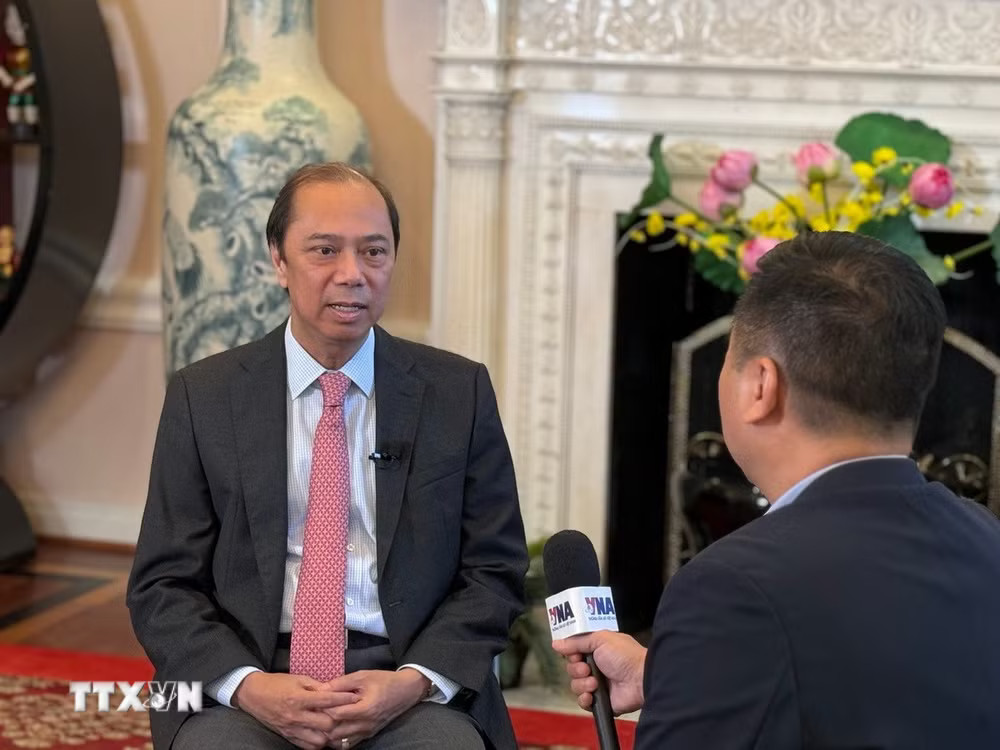 Đại sứ Việt Nam tại Hoa Kỳ Nguyễn Quốc Dũng trả lời phỏng vấn TTXVN