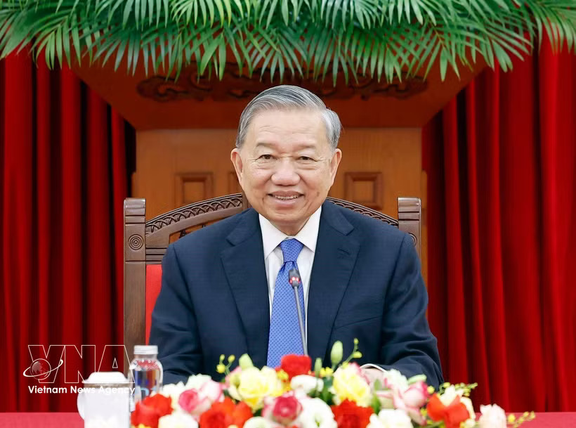 General Secretary of the Communist Party of Vietnam Central Committee and President To Lam (Photo: VNA)