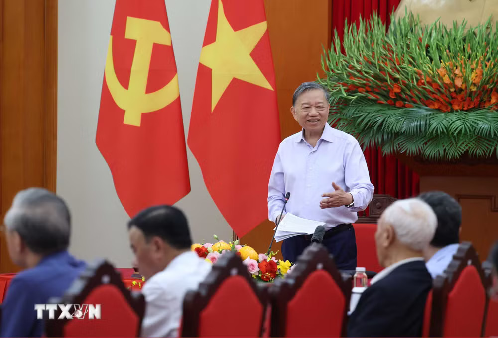 Tổng Bí thư, Chủ tịch nước Tô Lâm phát biểu tại Phiên họp