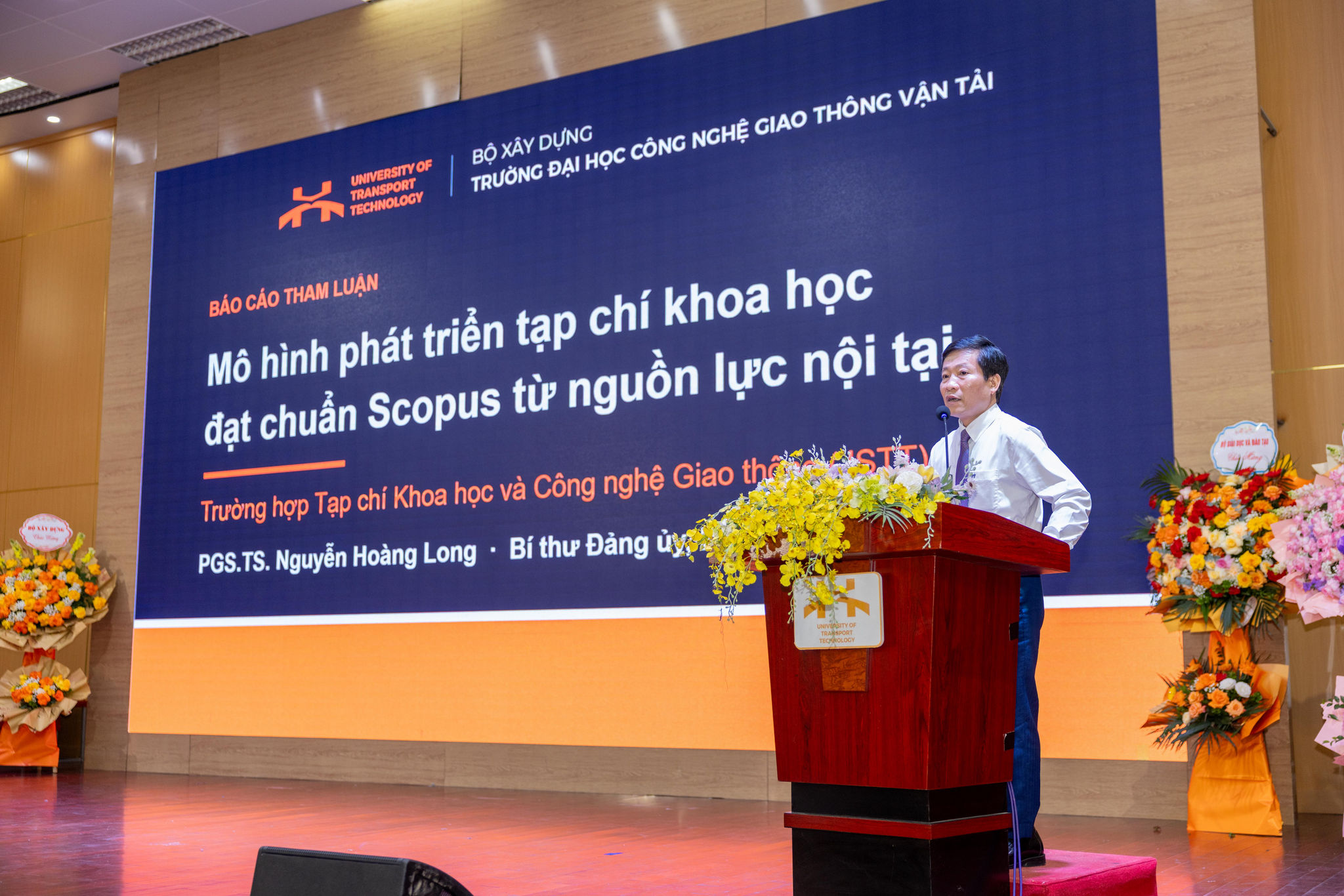 PGS.TS Nguyễn Hoàng Long, Hiệu trưởng Trường Đại học Công nghệ Giao thông Vận tải