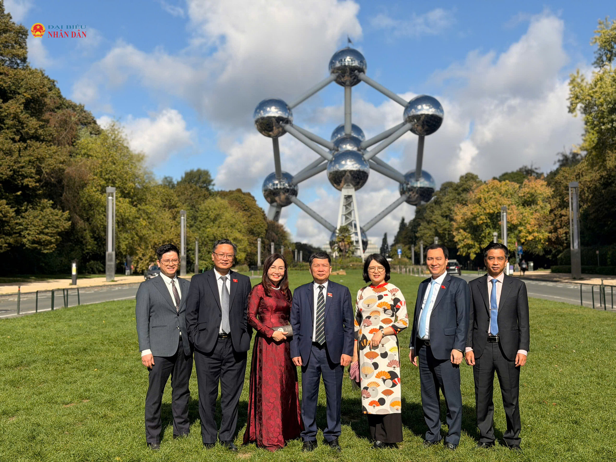 Đoàn công tác khảo sát một số công trình, không gian văn hóa tại Thủ đô Brussels
