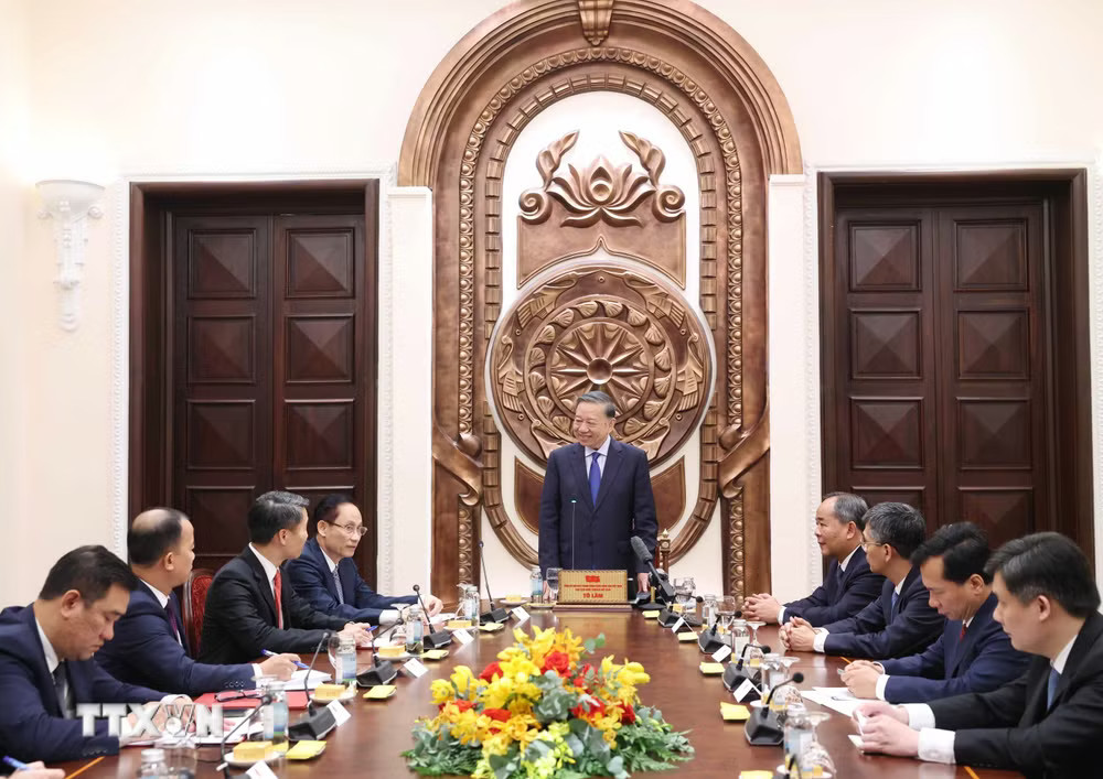 Tổng Bí thư, Chủ tịch nước Tô Lâm phát biểu chỉ đạo. (Ảnh: Thống Nhất/TTXVN) Tổng Bí thư, Chủ tịch nước Tô Lâm phát biểu chỉ đạo