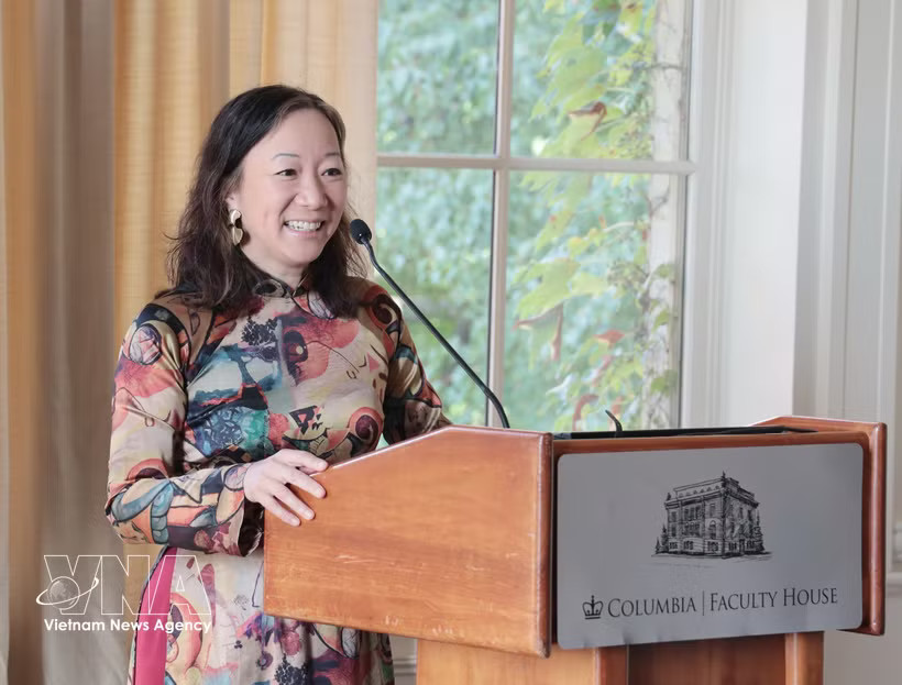 Prof. Nguyen Thi Lien Hang, Director of the Weatherhead East Asian Institute at Columbia University. (Photo: VNA)