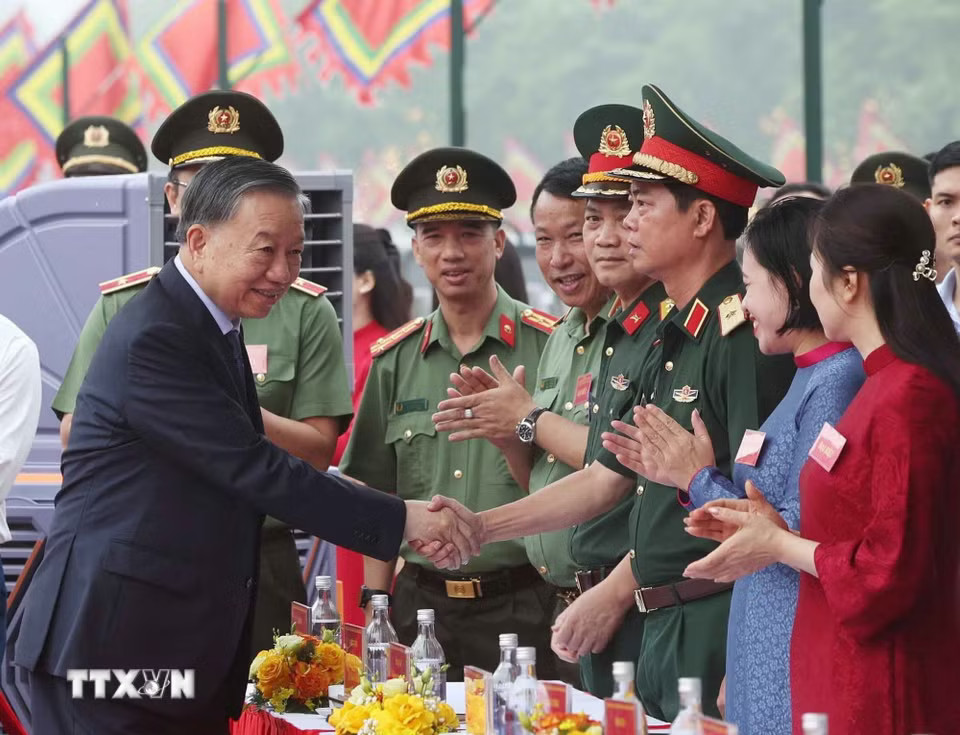 Tổng Bí thư, Chủ tịch nước Tô Lâm và các đại biểu dự Lễ kỷ niệm