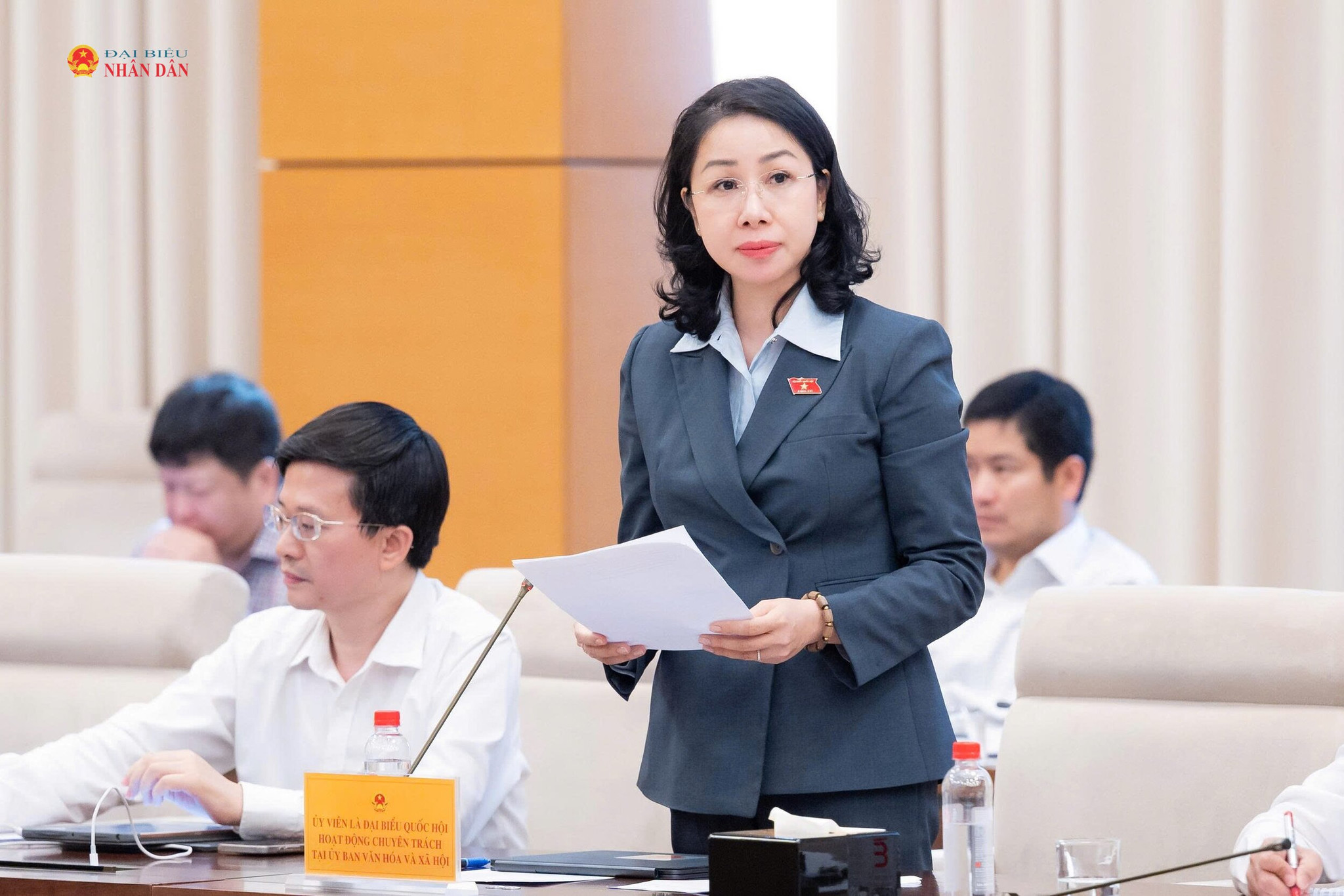 ĐBQH Phan Thị Thùy Linh đặt câu hỏi tại phiên giải trình