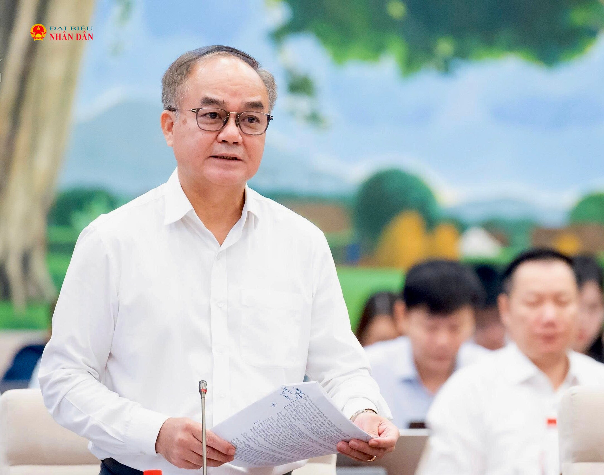 Thứ trưởng Bộ Nội vụ Vũ Chiến Thắng phát biểu