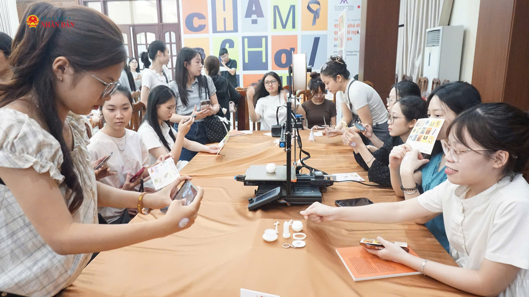 Trải nghiệm mô hình in 3D hiện vật