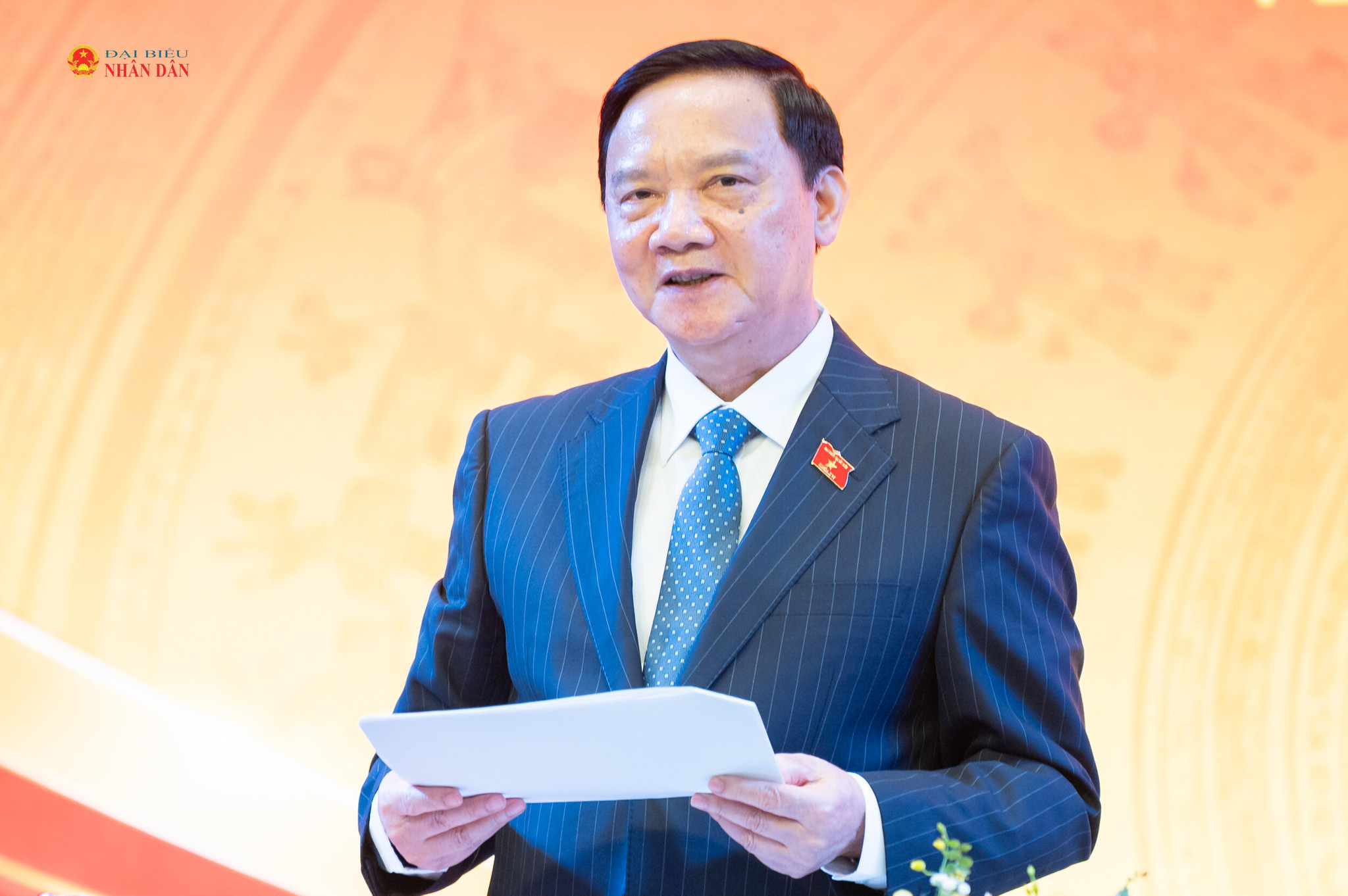 Phó Chủ tịch Quốc hội Nguyễn Khắc Định phát biểu tại hội thảo