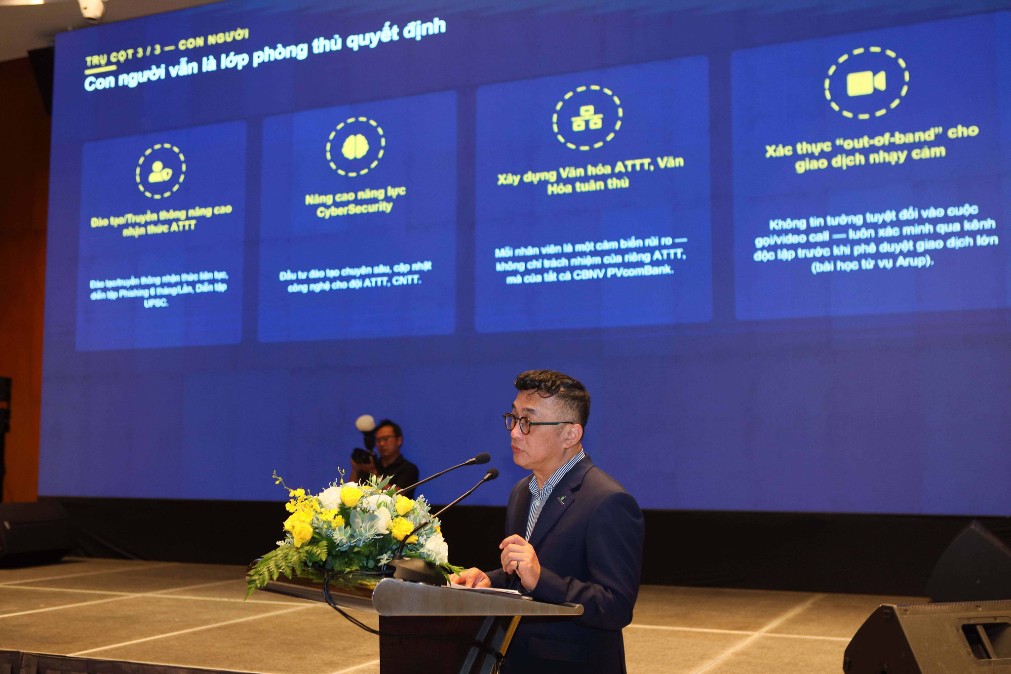 Phó Tổng Giám đốc PETROVIETNAM Phan Tử Giang: người đứng đầu các đơn vị trực tiếp chỉ đạo công tác an ninh mạng