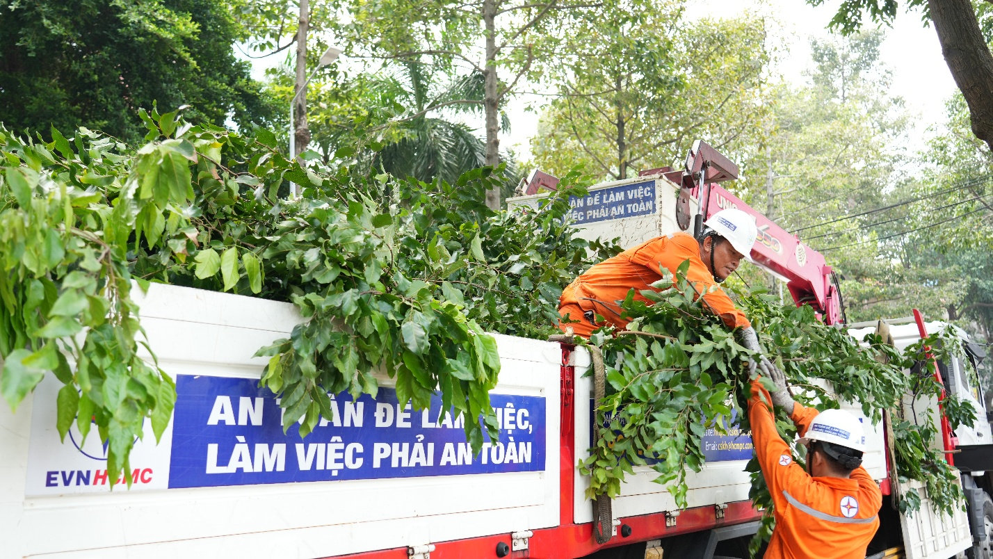 EVNHCMC sẵn sàng các phương án bảo đảm an toàn điện mùa mưa bão
