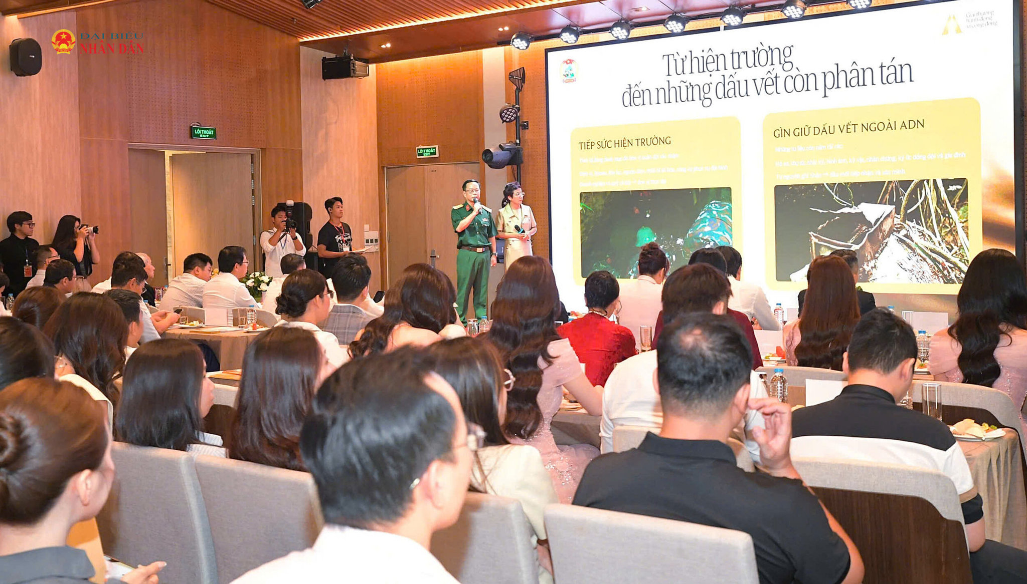 Phó Chính ủy Bộ Chỉ huy Quân sự Thành phố Đà Nẵng, Đại tá Đỗ Nguyên Hoài chia sẻ tại buổi lễ