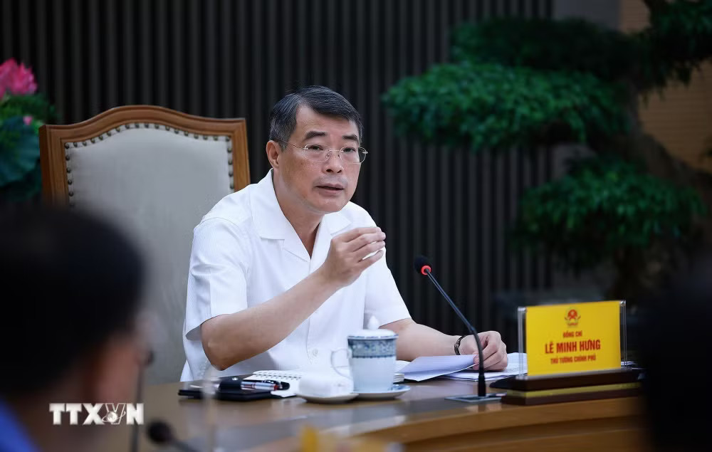 Thủ tướng Lê Minh Hưng chủ trì cuộc họp với lãnh đạo Bộ Giáo dục và Đào tạo và các bộ, ngành về phát triển giáo dục và đào tạo. (Ảnh: Dương Giang/TTXVN) Thủ tướng Lê Minh Hưng chủ trì cuộc họp với lãnh đạo Bộ Giáo dục và Đào tạo và các bộ, ngành về phát triển giáo dục và đào tạo