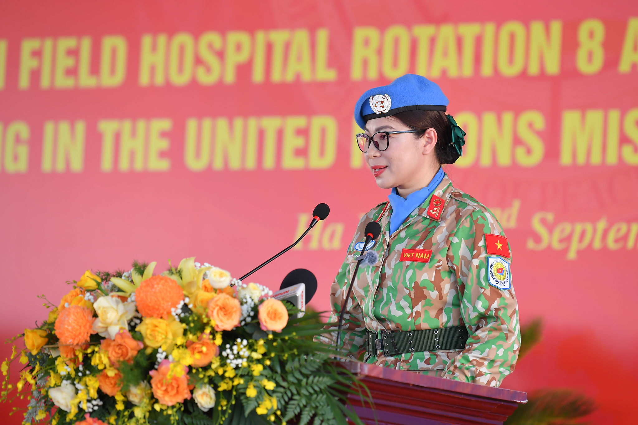 Thượng tá Nguyễn Thị Minh Phương, Phó Giám đốc Bệnh viện dã chiến cấp 2 số 8