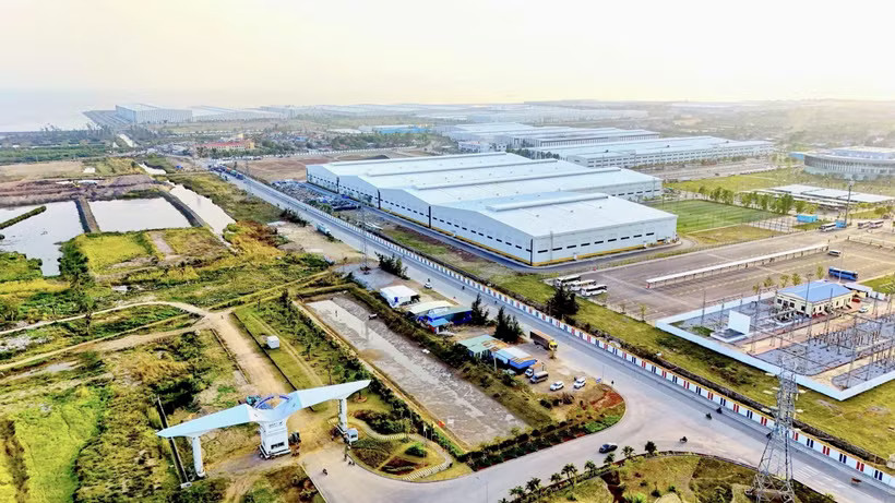 DEEP C Hai Phong Industrial Zone is envisioned as a model of an eco-industrial park and sustainable development in Vietnam. (Photo published by VNA)