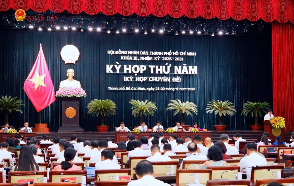 Quang cảnh kỳ họp thứ Năm, HĐND thành phố Hồ Chí Minh