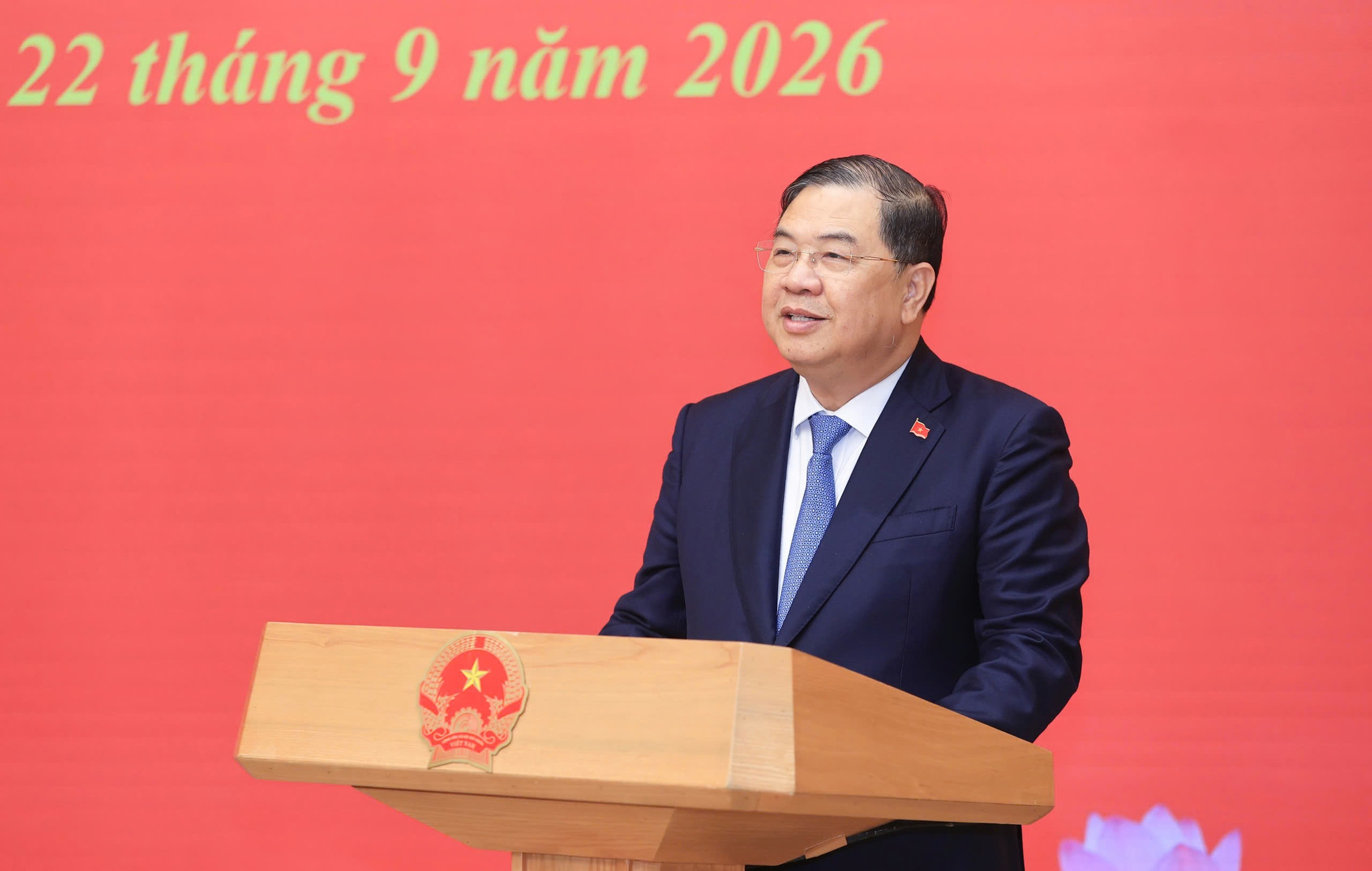 Phó Thủ tướng Thường trực Chính phủ Phạm Gia Túc phát biểu chỉ đạo tại buổi lễ trao quyết định