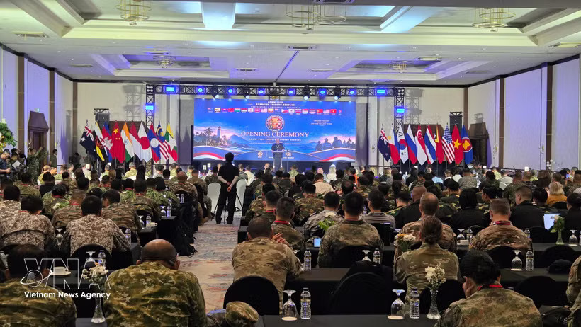 A view of the opening ceremony of Exercise Trident Resolve 2026 in Indonesia on September 22 (Photo: VNA)
