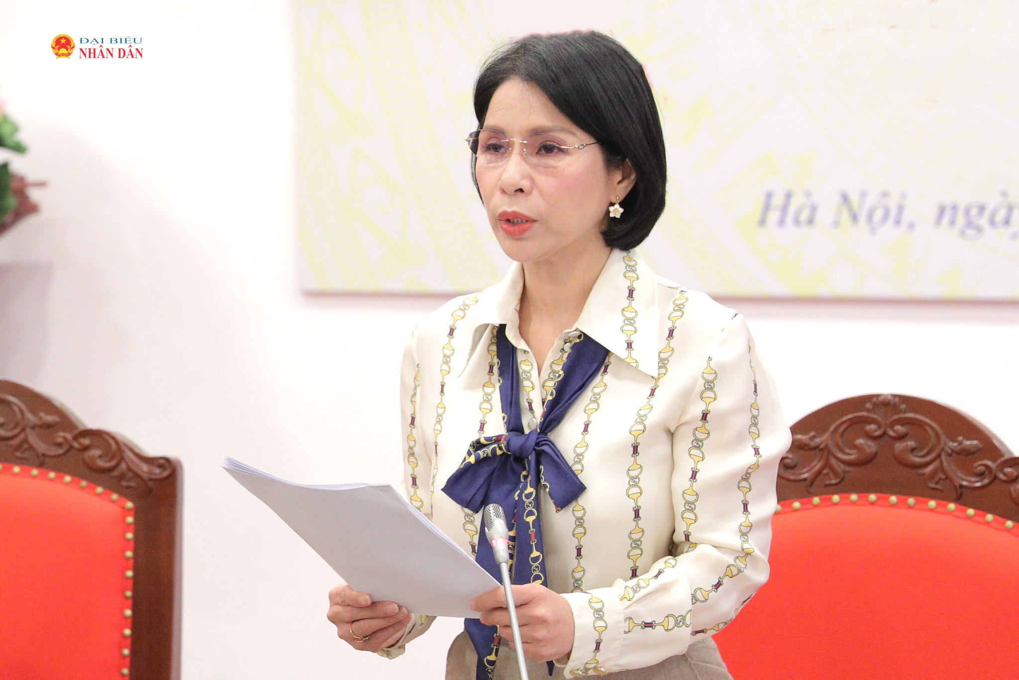 Phó Chủ nhiệm Ủy ban Dân nguyện và Giám sát Trần Thị Nhị Hà
