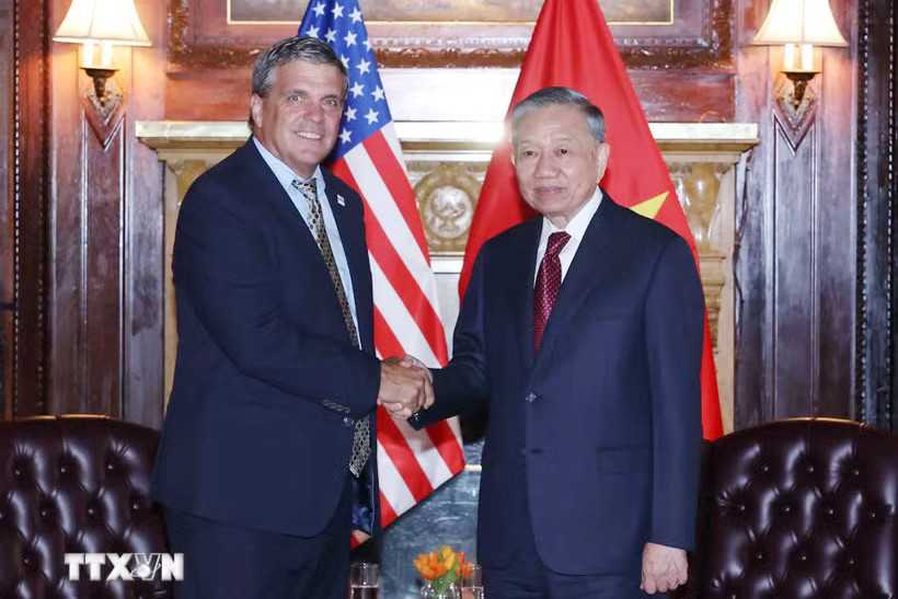 Tổng Bí thư, Chủ tịch nước Tô Lâm tiếp ông Thomas R. Hardy, Quyền Giám đốc Cơ quan Phát triển và Thương mại Hoa Kỳ (USTDA)
