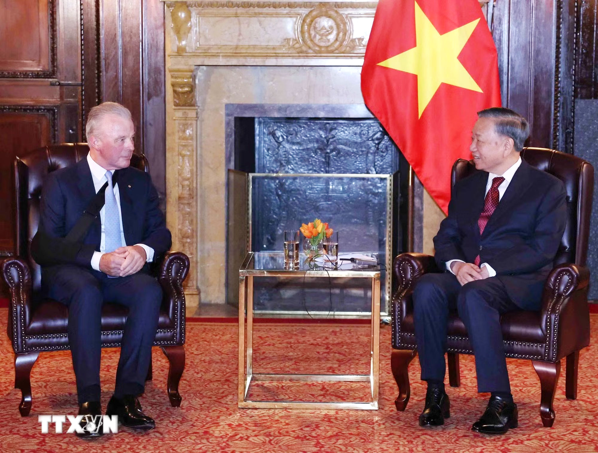 Tổng Bí thư, Chủ tịch nước Tô Lâm tiếp ông Brendan Nelson, Chủ tịch Boeing Global, Phó Chủ tịch cấp cao Tập đoàn Boeing