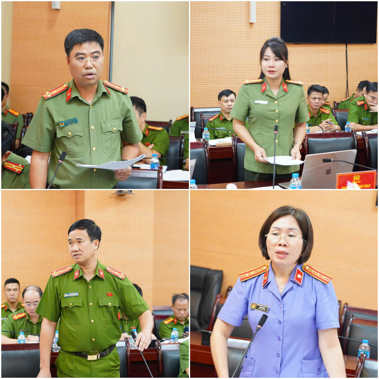 Đại diện các đơn vị góp ý các nội dung liên quan Dự thảo Bộ luật Hình sự (sửa đổi).