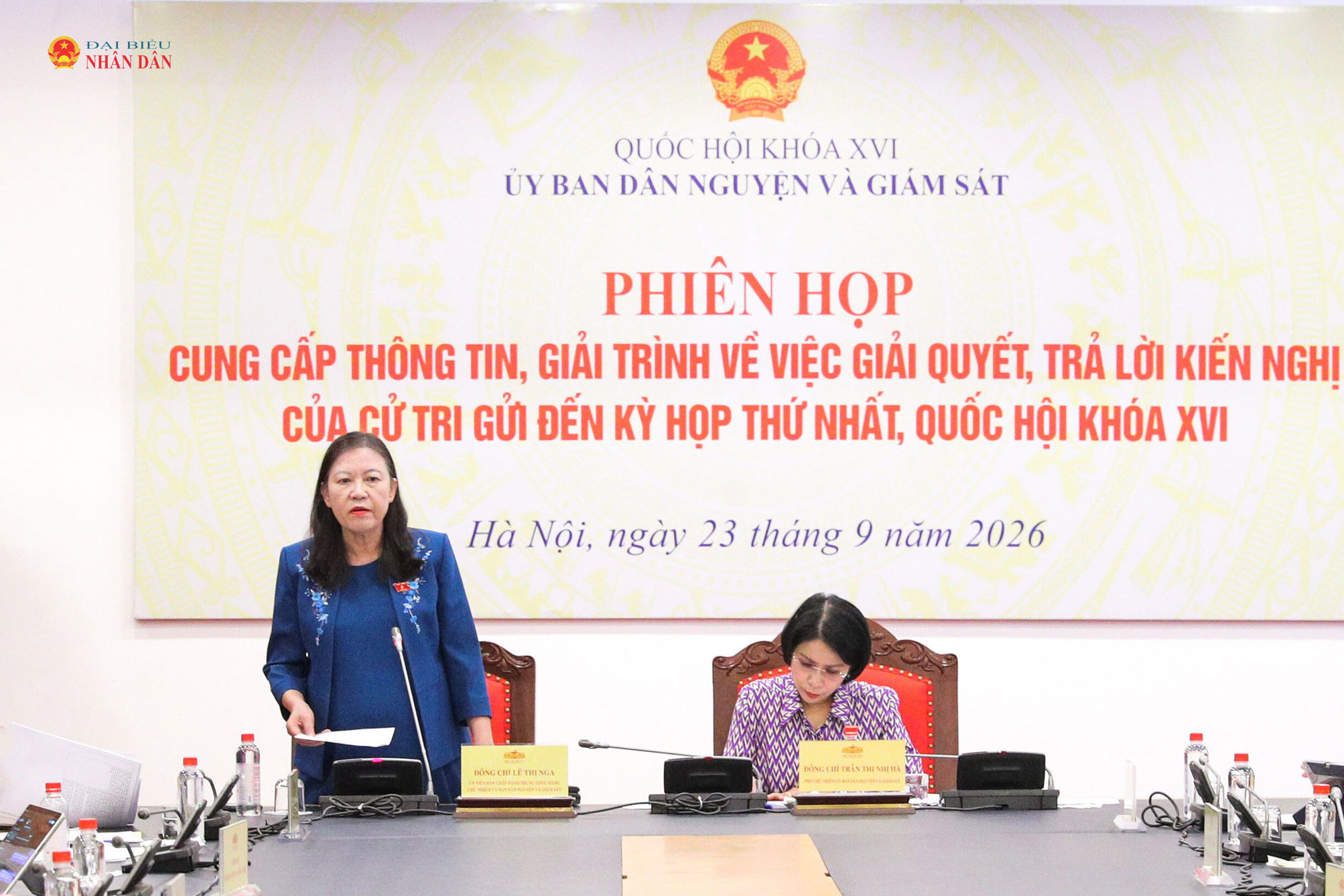 Giải trình về giải quyết kiến nghị của cử tri gửi đến Kỳ họp thứ Nhất, Quốc hội khóa XVI
