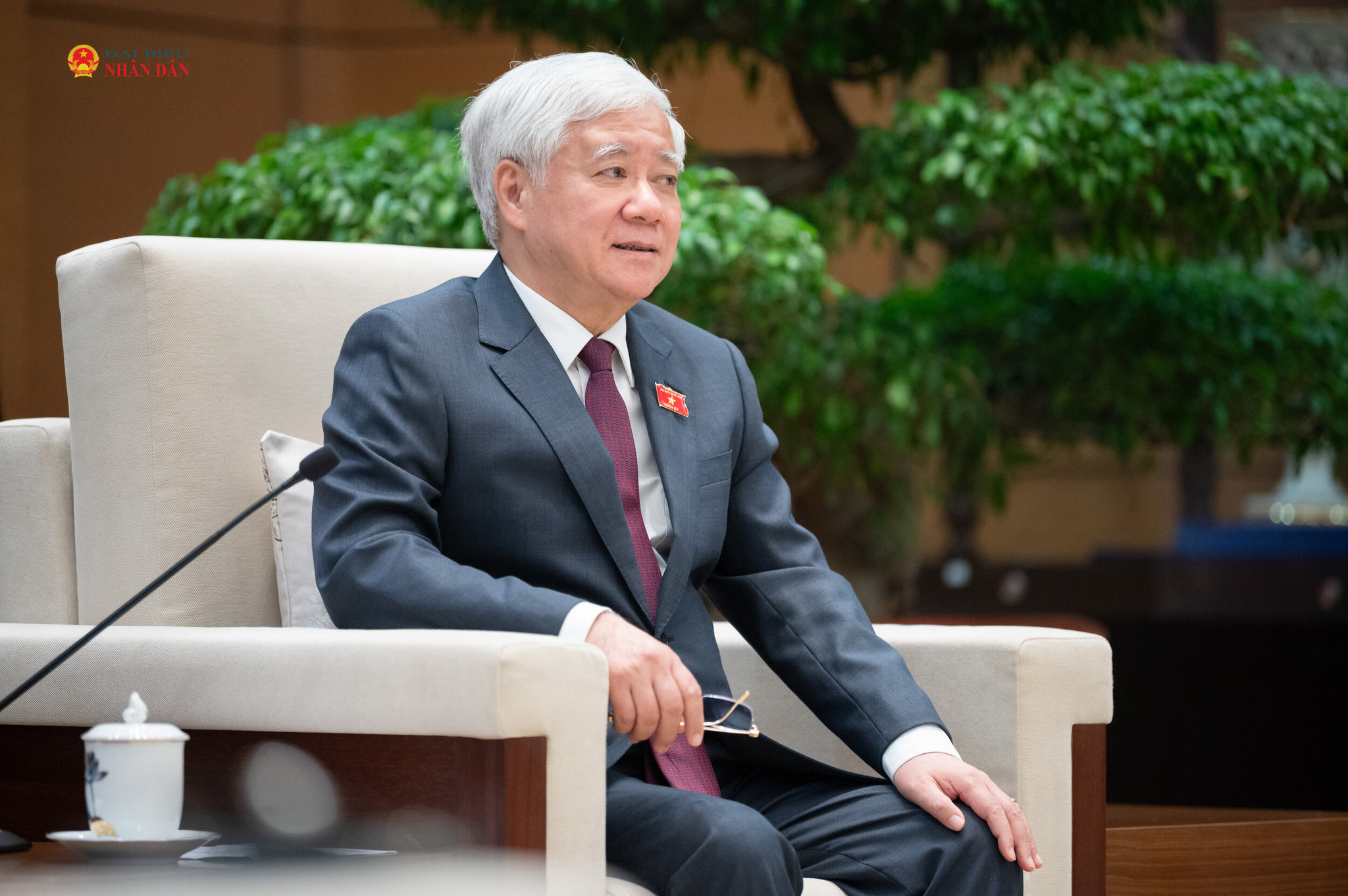 Phó Chủ tịch Thường trực Quốc hội Đỗ Văn Chiến phát biểu