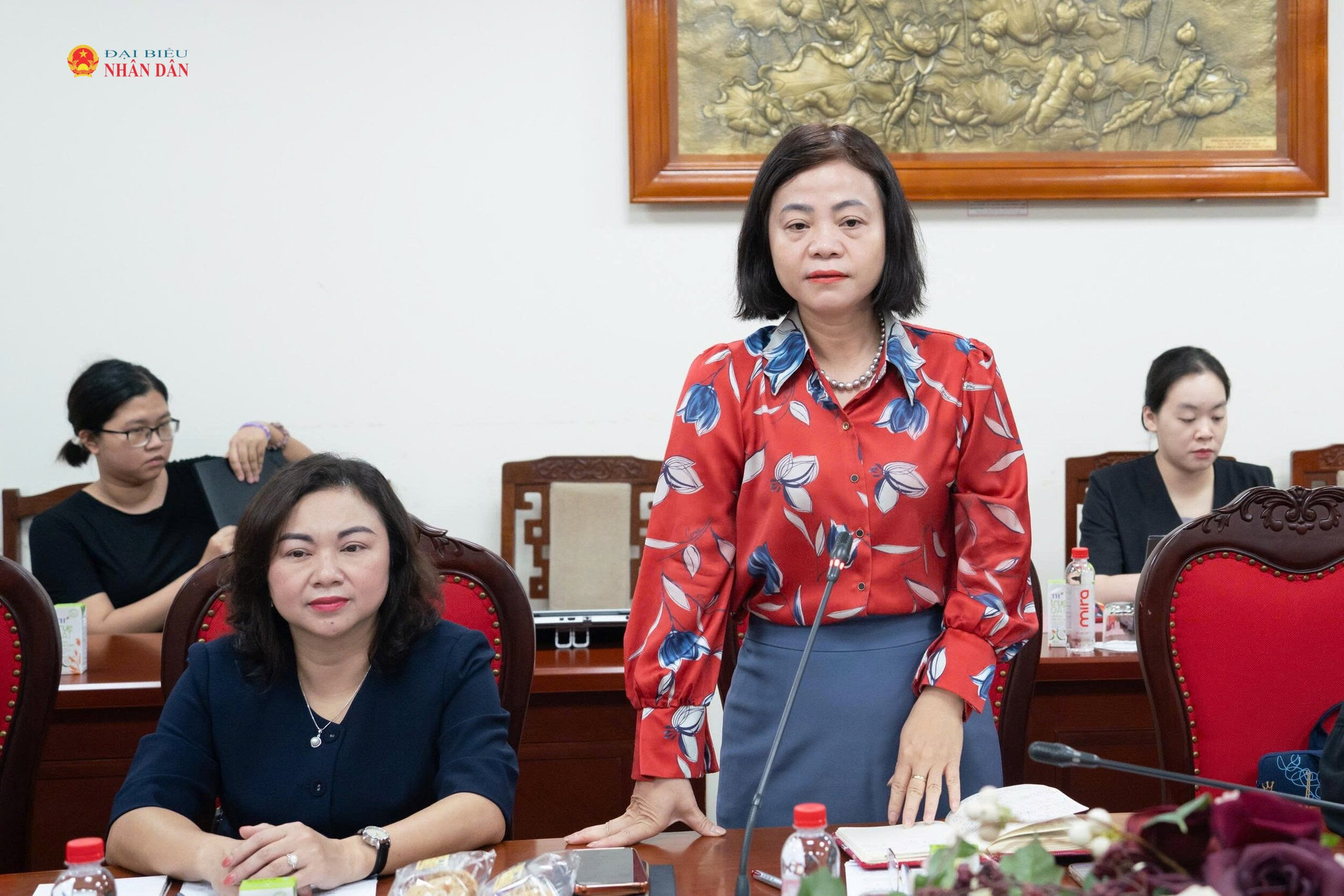 ĐBQH hoạt động chuyên trách tại Ủy ban Văn hóa và Xã hội Nguyễn Thanh Cầm phát biểu khai mạc cuộc họp